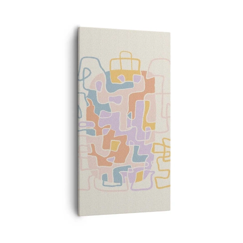 Obraz na plátne - Labyrint – veselé dobrodružstvo - 55x100 cm