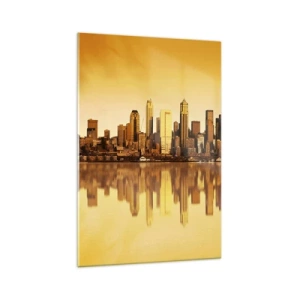 Obraz na skle - Ticho metropoly - 70x100 cm
