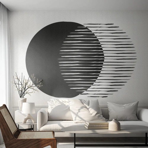 Fototapeta Standard Eco - Jeho alter ego - slnko, Kolesá, Boho - 400x280 cm