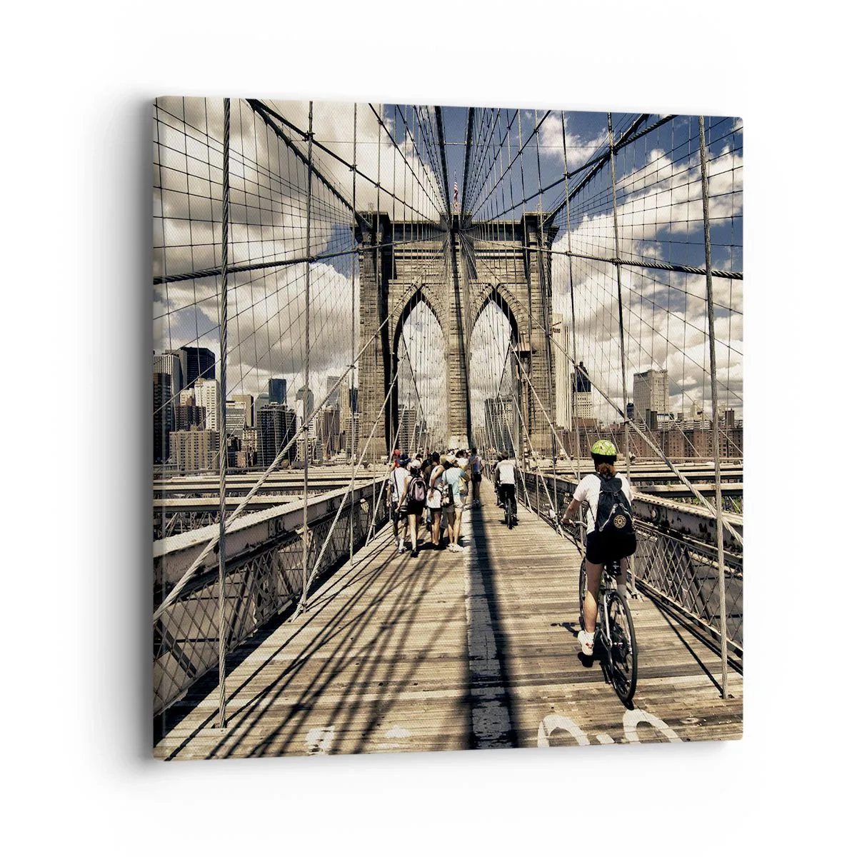 Obraz na plátne - Priamo do srdca mesta - 40x40 cm