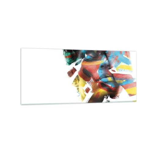 Obraz na skle - Pestrá osobnosť - 120x50 cm