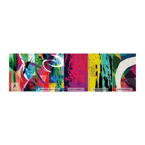 Vzorka fototapety Premium Sand - Rýchlo, živo a čulo - Abstrakcia, Kus, Moderné umenie - 100x30 cm
