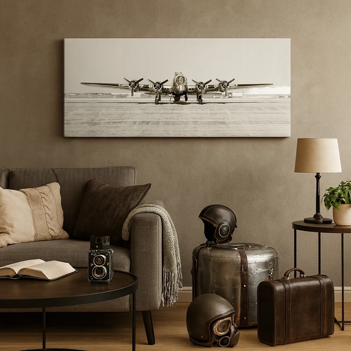 Obraz na plátne - Ako vždy pripravený - 30x30 cm