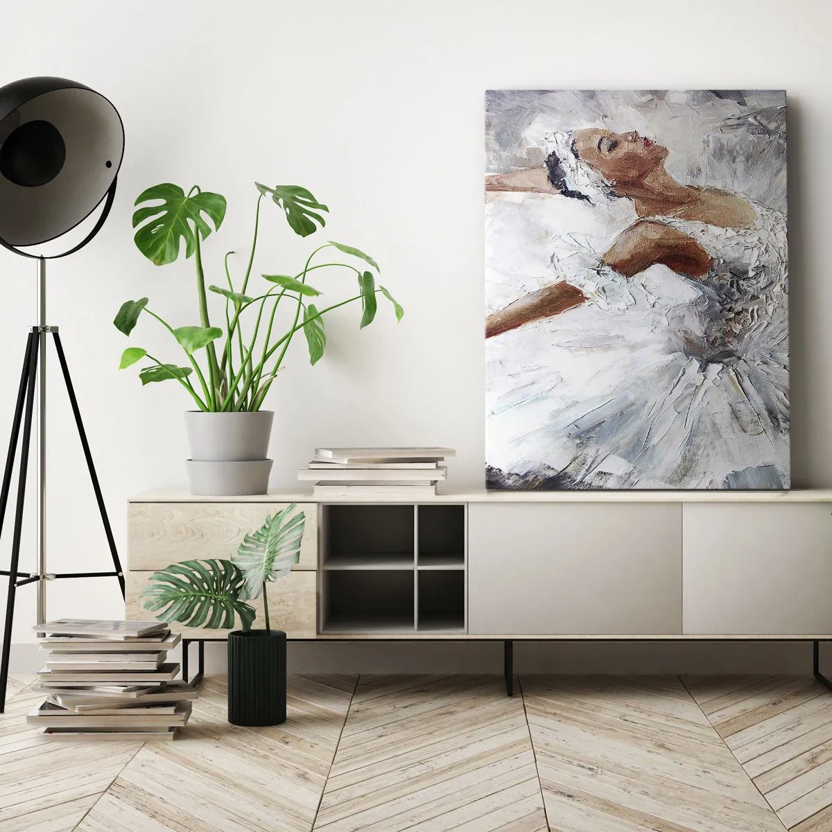 Obraz na plátne - Jemná a ľahká ako tyl - 50x70 cm