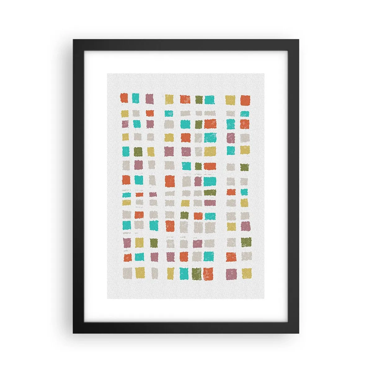 Plagát v čiernom ráme - Neznáma hra - 30x40 cm