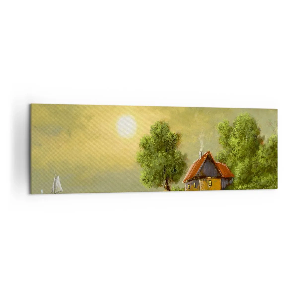 Obraz na plátne - Krásne, ako z obrázku - 160x50 cm
