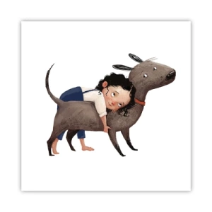 Plagát - Najlepší priatelia - 40x40 cm