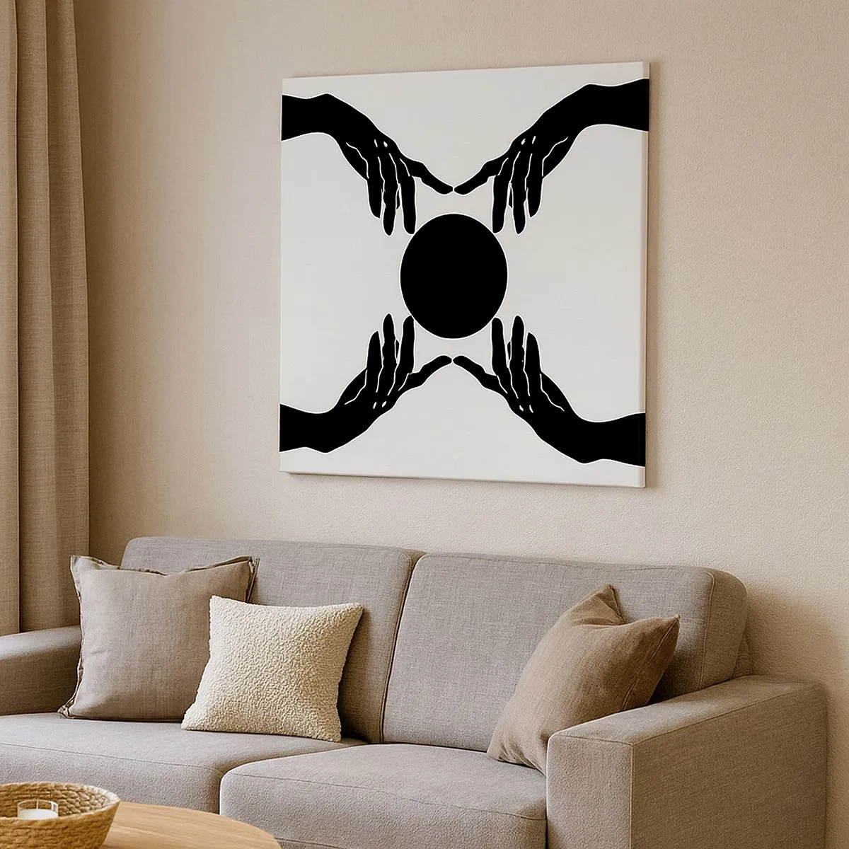 Obraz na plátne - Tajné znamenie - 30x30 cm