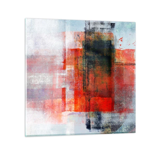 Obraz na skle - Žiariaca kompozícia - 30x30 cm