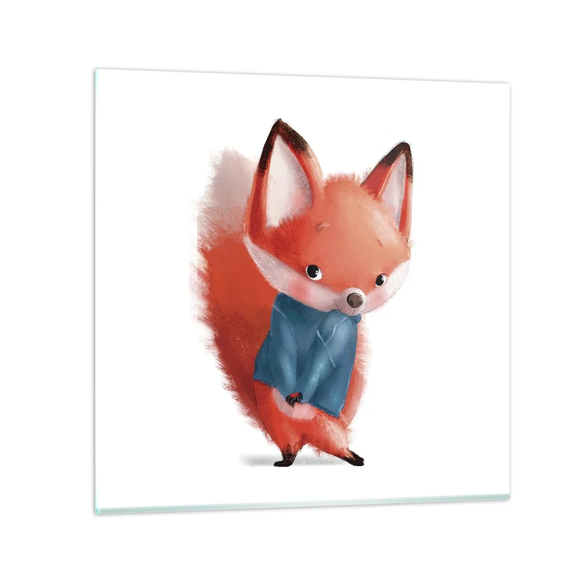 Obraz na skle - Pristane mi to? - 70x70 cm