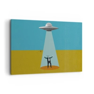 Obraz na plátne - Blízke stretnutie - 120x80 cm