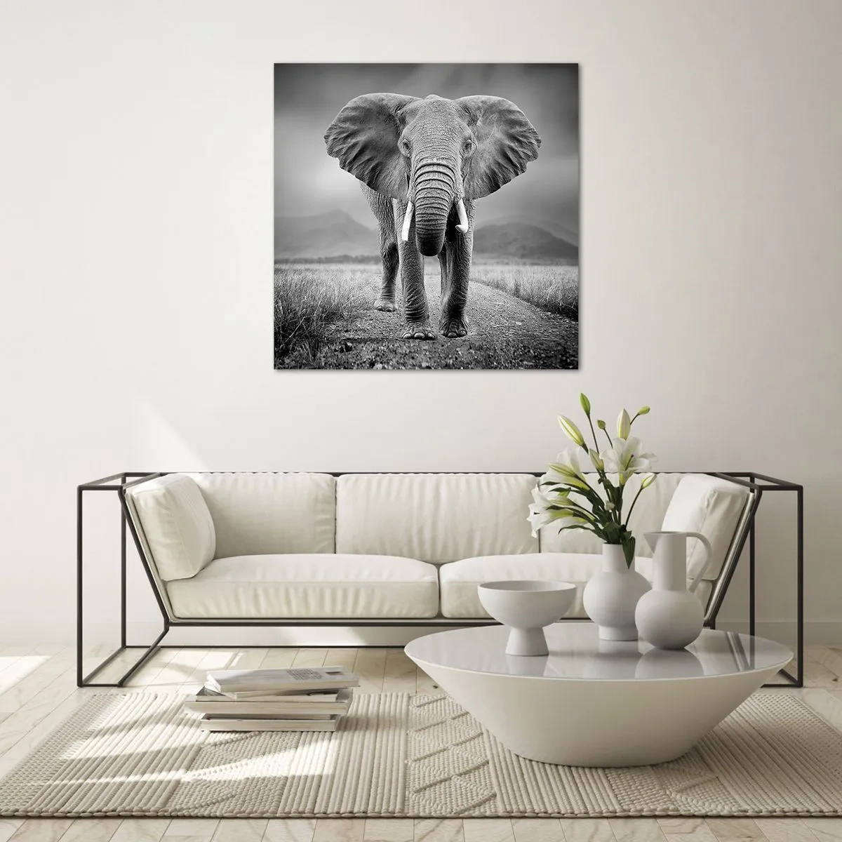 Obraz na skle - Hostiteľ víta - 30x30 cm