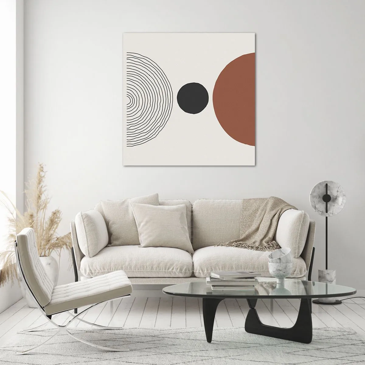 Obraz na skle - V centre pozornosti - 70x70 cm