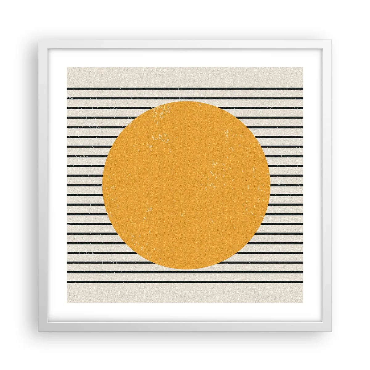Plagát v bielom ráme - Sila jednoduchosti - 50x50 cm