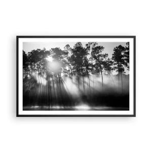 Plagát v čiernom ráme - Nezastaviteľné slnko - 91x61 cm