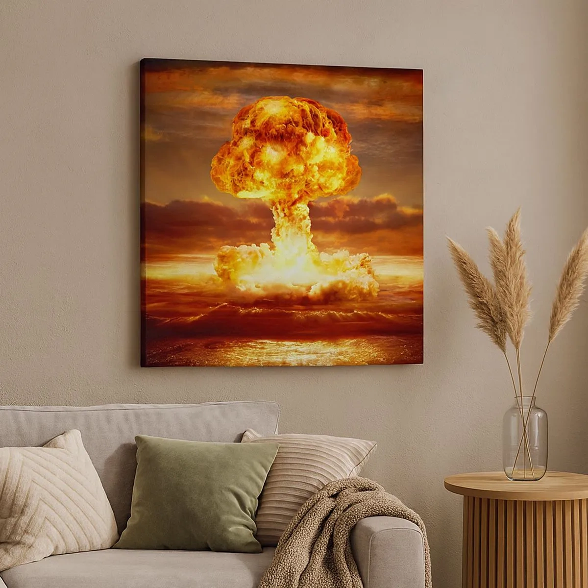 Obraz na plátne - A nastane koniec - 30x30 cm