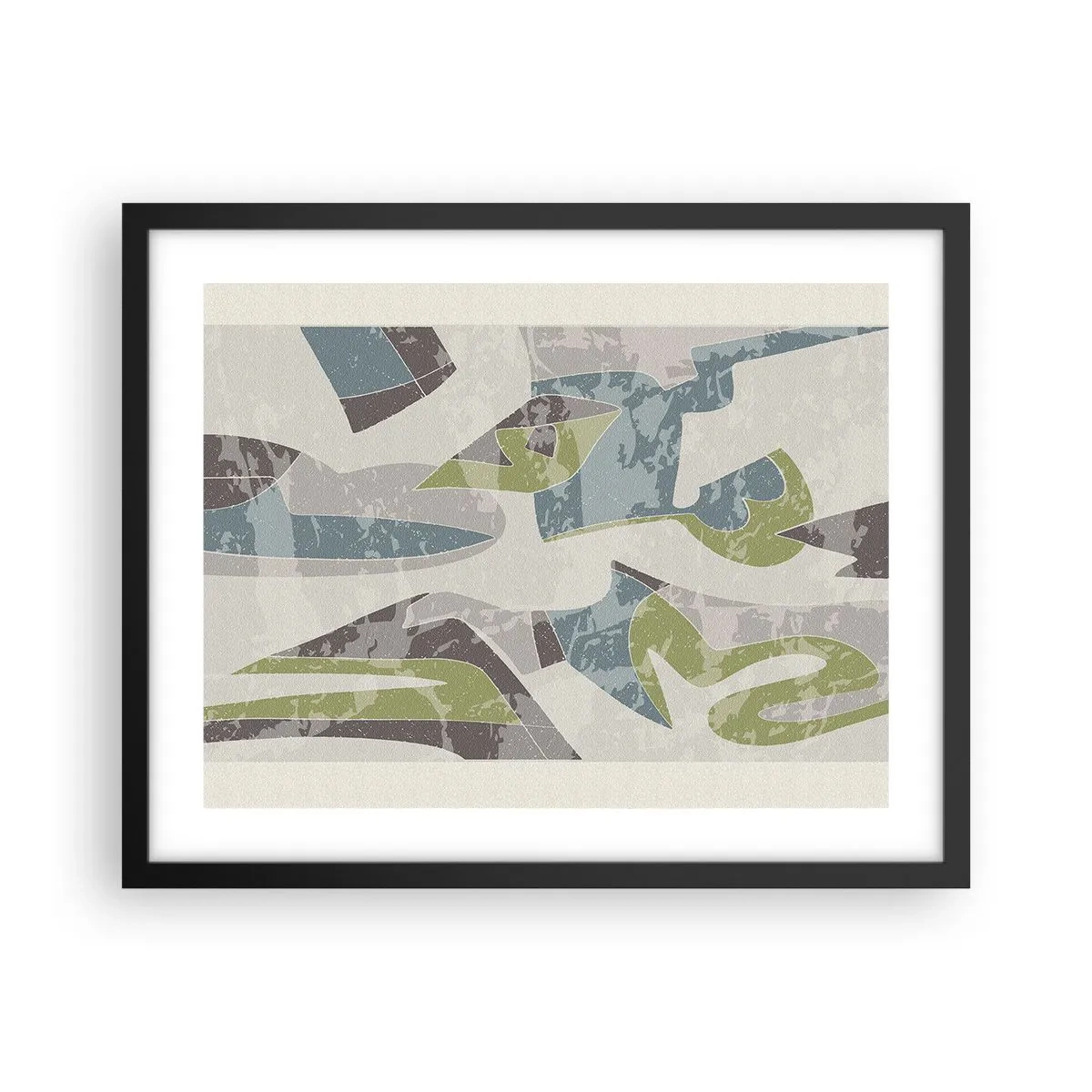 Plagát v čiernom ráme - Kompozícia za sklom - 50x40 cm