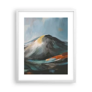 Plagát v bielom ráme - Surové a krásne - 40x50 cm