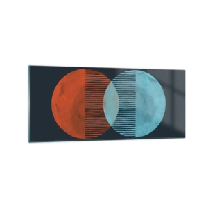 Obraz na skle - Astronomická fantázia - 120x50 cm