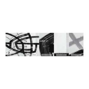 Vzorka samolepiacej fototapety Deluxe Sticker - Hĺbka - Čiarky, Kus, Moderné - 100x30 cm