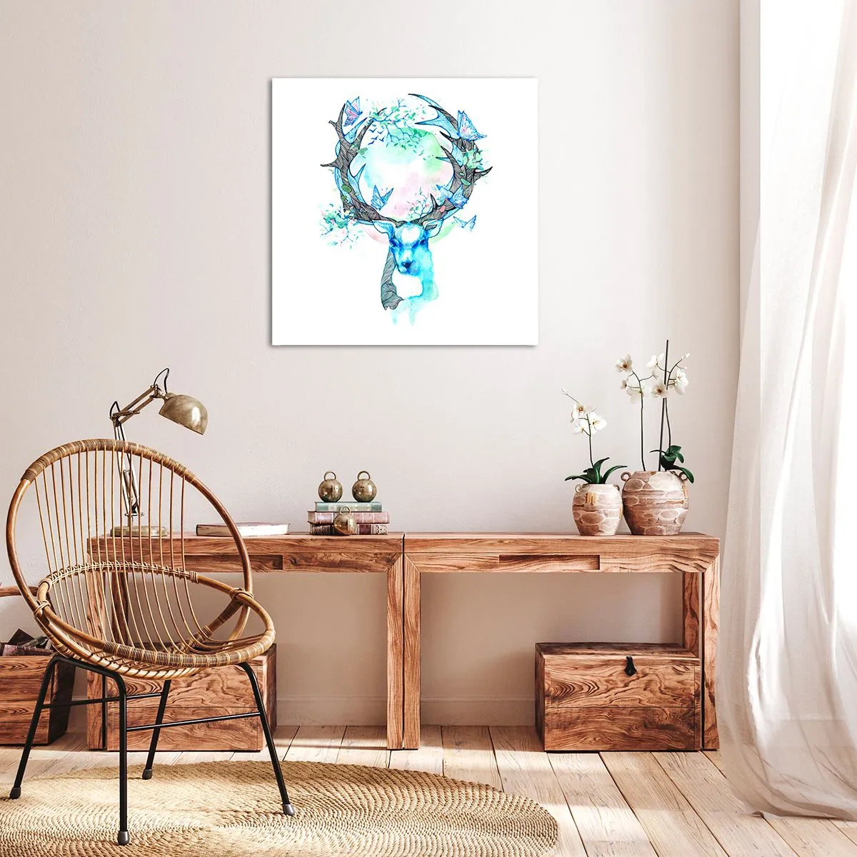 Obraz na plátne - Sila a jemnosť prírody - 70x70 cm