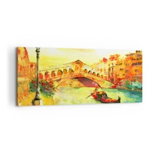 Obraz na plátne - Púť zamilovaných - 120x50 cm