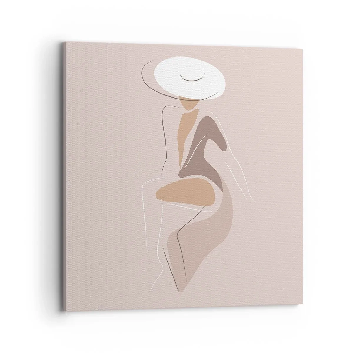 Obraz na plátne - Ako vyzerá pravá dáma? - 70x70 cm