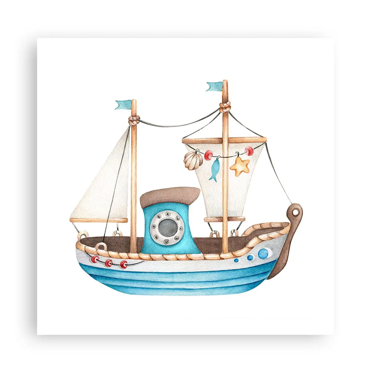 Plagát - Ahoj, dobrodružstvo! - 60x60 cm