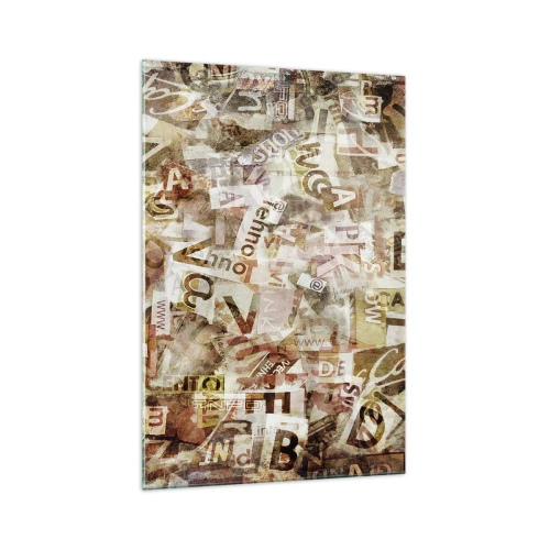 Obraz na skle - Táraniny - 70x100 cm