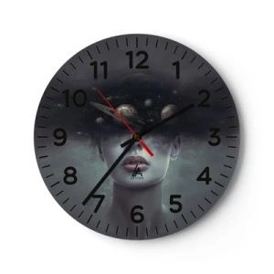 Nástenné hodiny - A planéty… - 40x40 cm