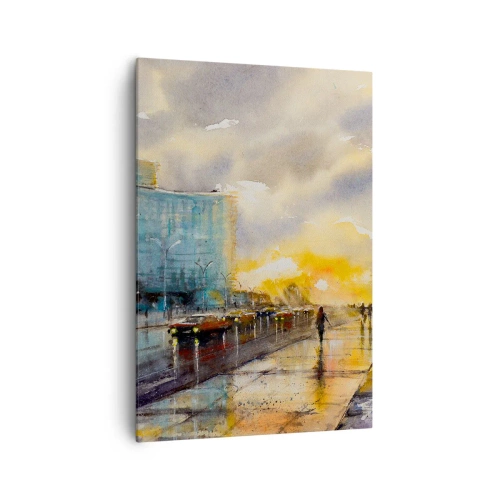 Obraz na plátne - Život na pobreží - 70x100 cm