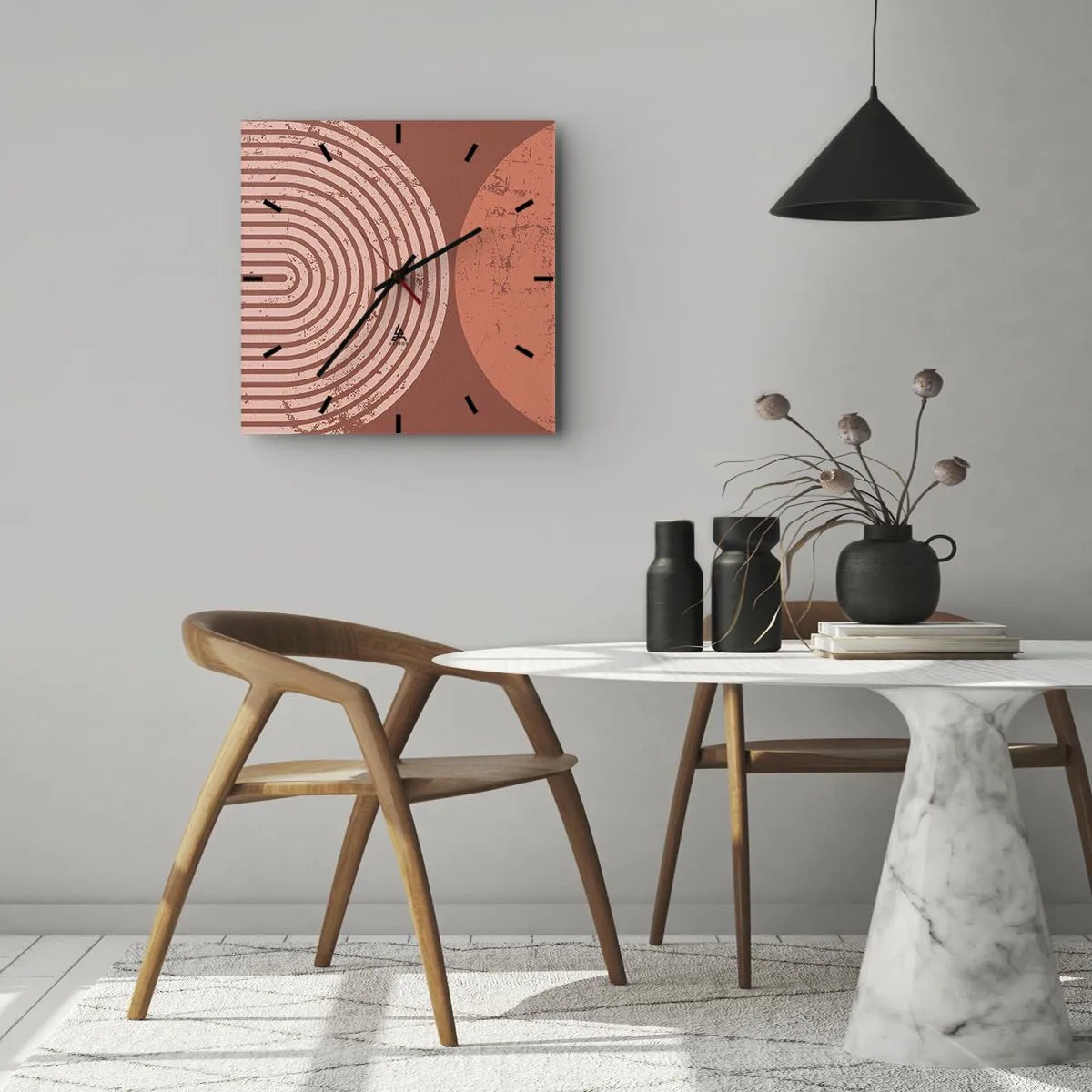 Nástenné hodiny - Blízky vzťah - 30x30 cm