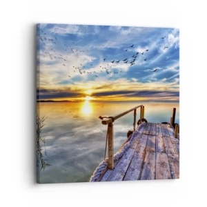 Obraz na plátne - Vietor ide odpočívať - 30x30 cm