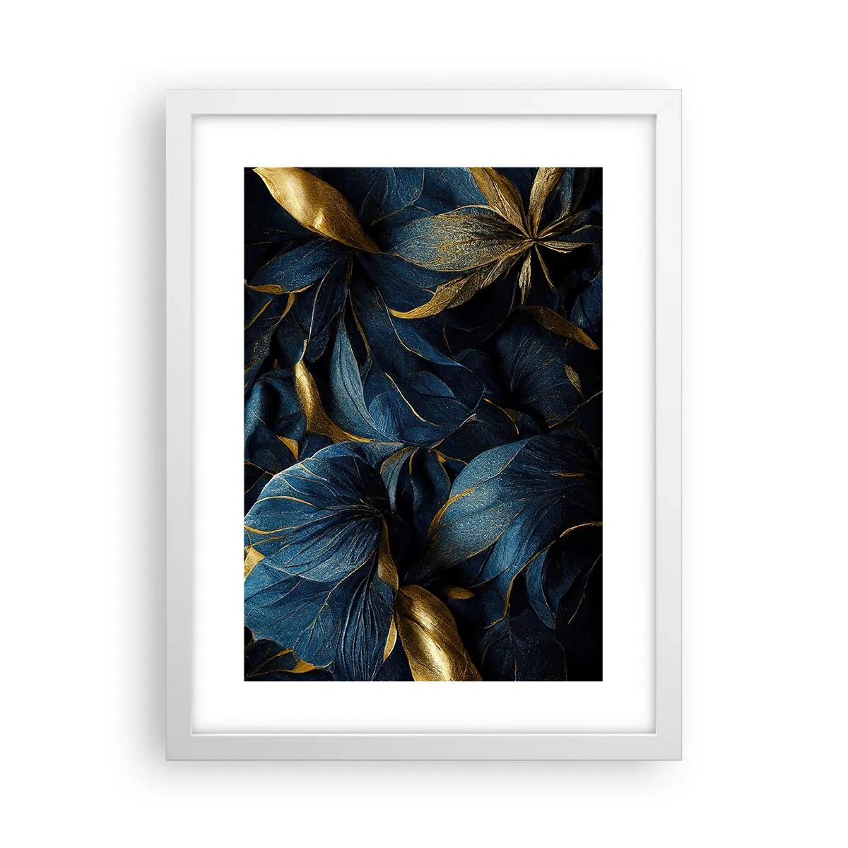 Plagát v bielom ráme - Podšívané zlatom - 30x40 cm