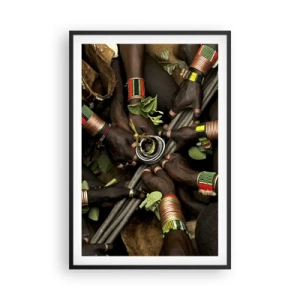 Plagát v čiernom ráme - Sme spolu - 61x91 cm