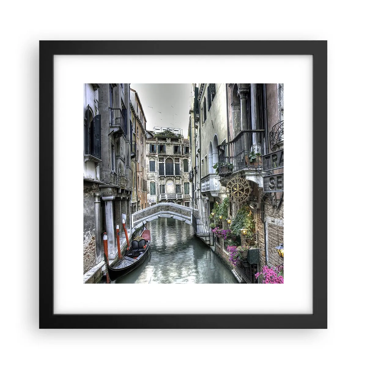 Plagát v čiernom ráme - Od storočí v tichom zamyslení - 30x30 cm