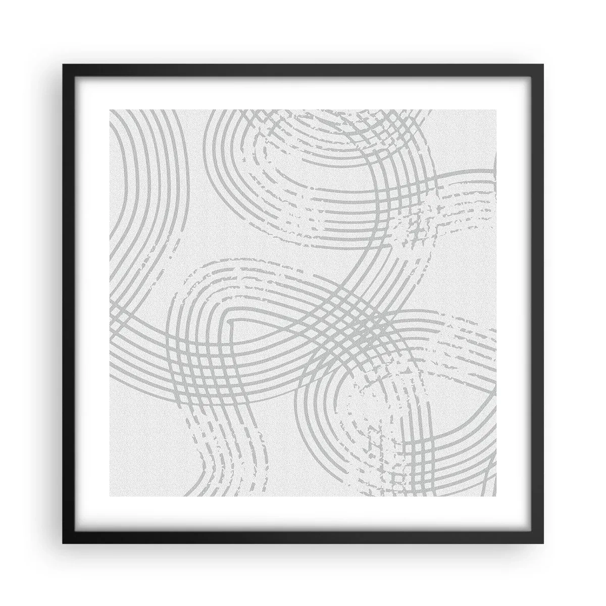 Plagát v čiernom ráme - Jednoduché východisko neexistuje - 50x50 cm