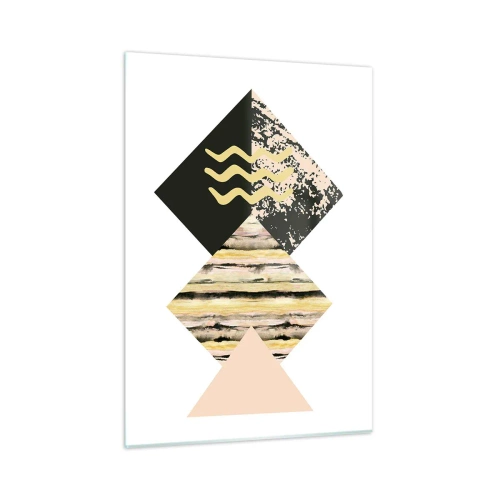 Obraz na skle - Nie je to tak jednoduché - 50x70 cm