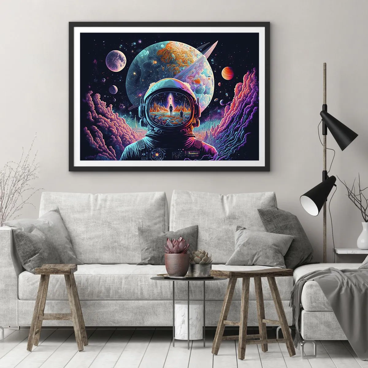 Plagát v čiernom ráme - Filozofom sa to ani nesnívalo - 70x50 cm