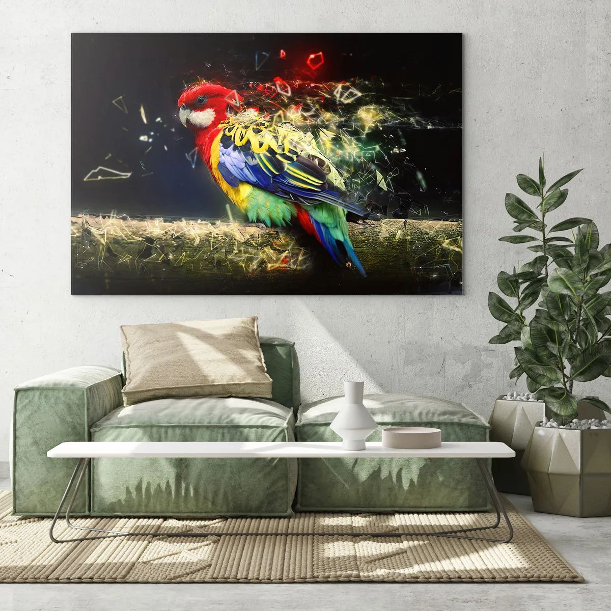 Obraz na skle - Posol žiary - 120x80 cm
