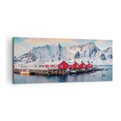 Obraz na plátne - Severné útočisko - 100x40 cm