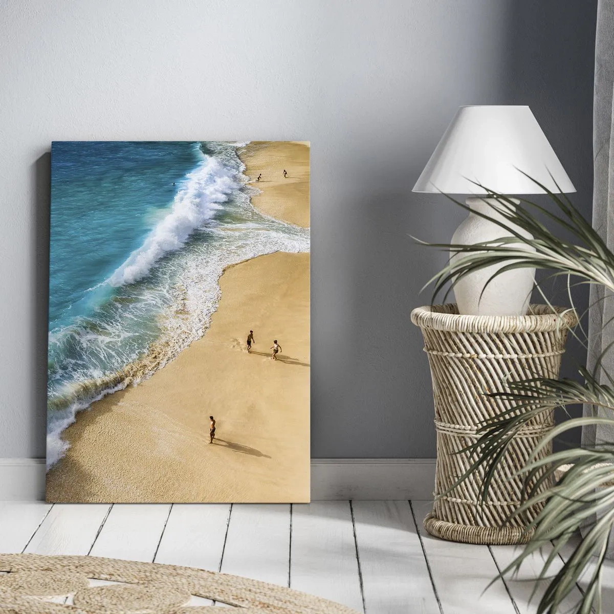 Obraz na plátne - A potom slnko, pláž… - 55x100 cm
