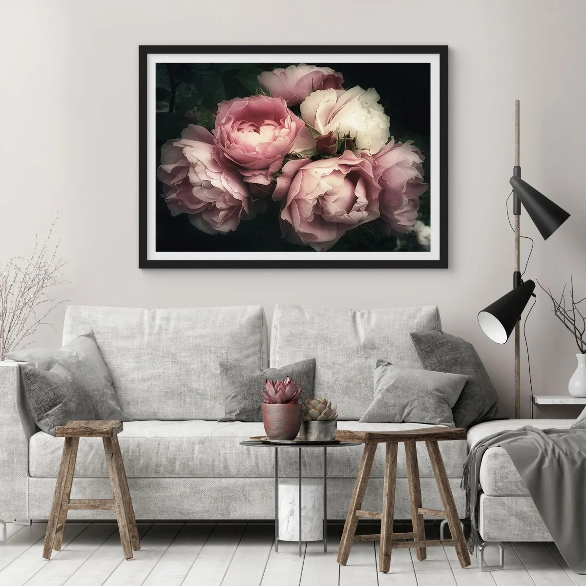 Plagát v čiernom ráme - Kúzlo belle epoque - 50x40 cm