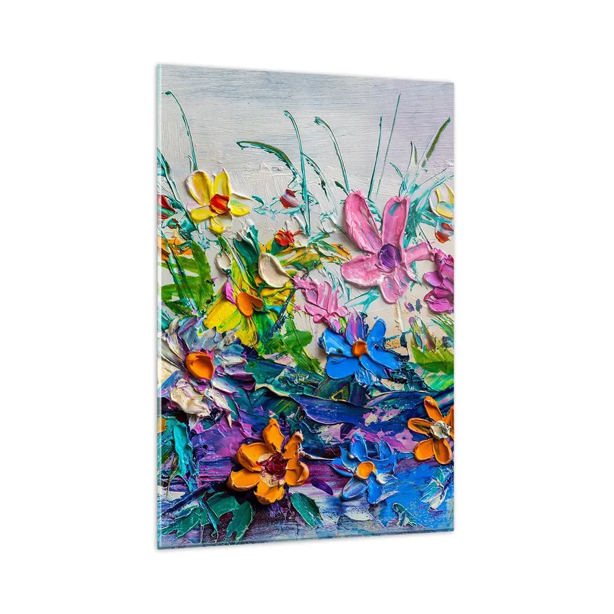 Obraz na skle - Vôbec nie zátišie - 80x120 cm