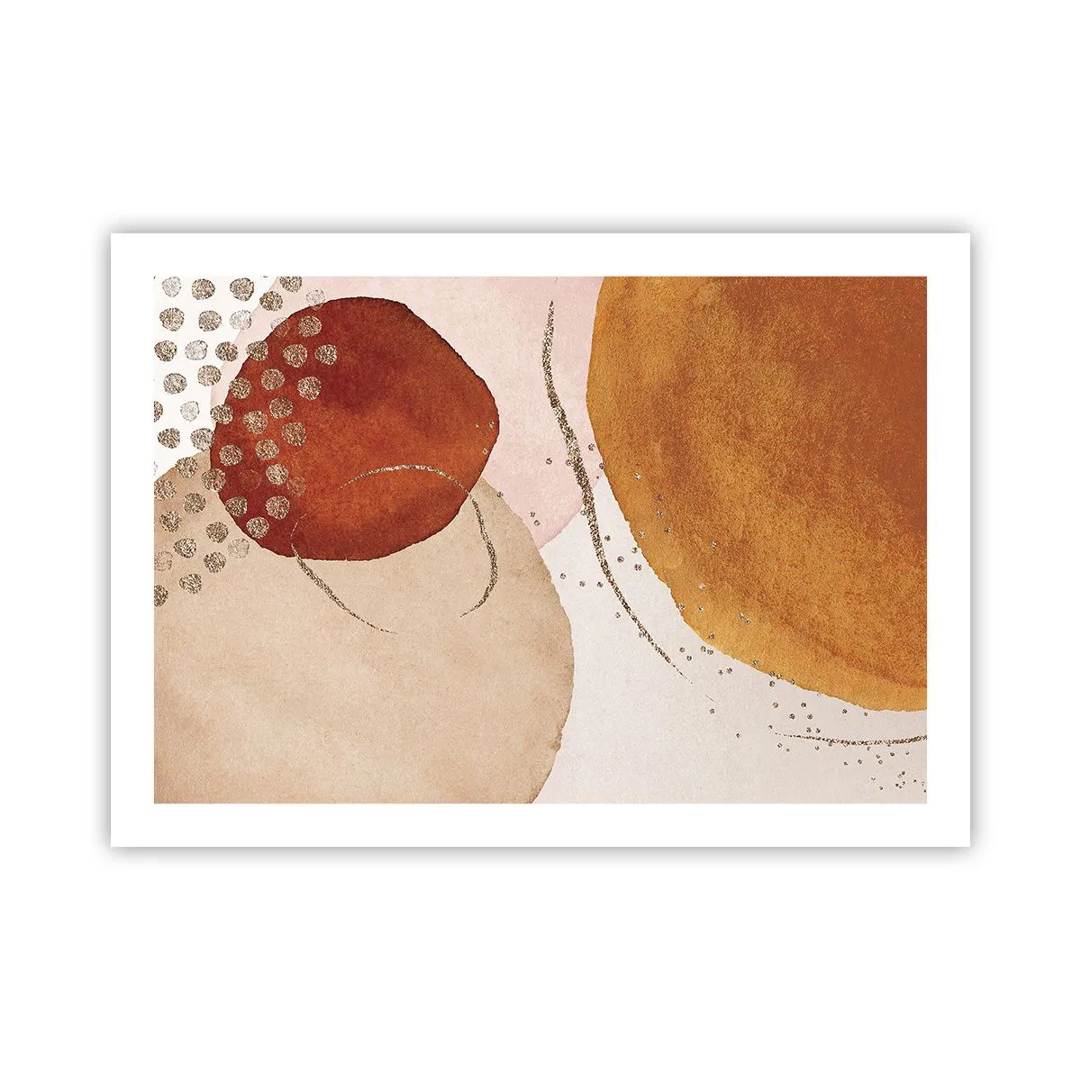 Plagát - Zaoblenie a pohyb - 70x50 cm