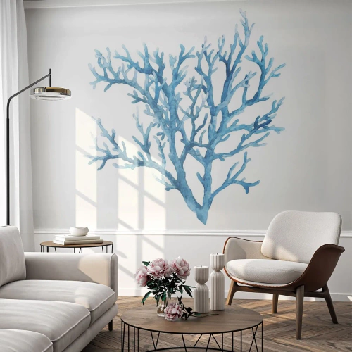 Fototapeta Premium Canvas - Morský filigrán - Coral, Prímorské, Minimalistický - 250x175 cm