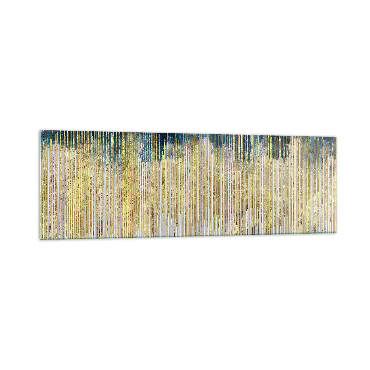 Obraz na skle - Pozlátená hranica - 160x50 cm