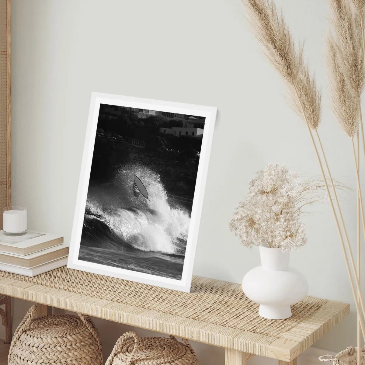 Plagát v bielom ráme - Výzva prijatá! - 40x50 cm