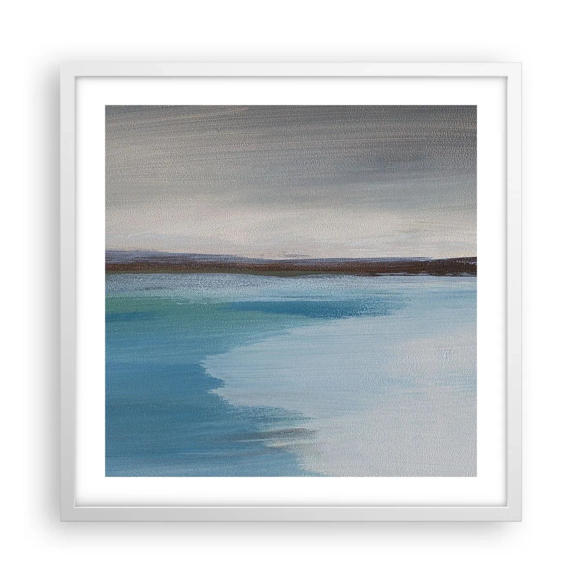 Plagát v bielom ráme - Horizontálna krajina - 50x50 cm