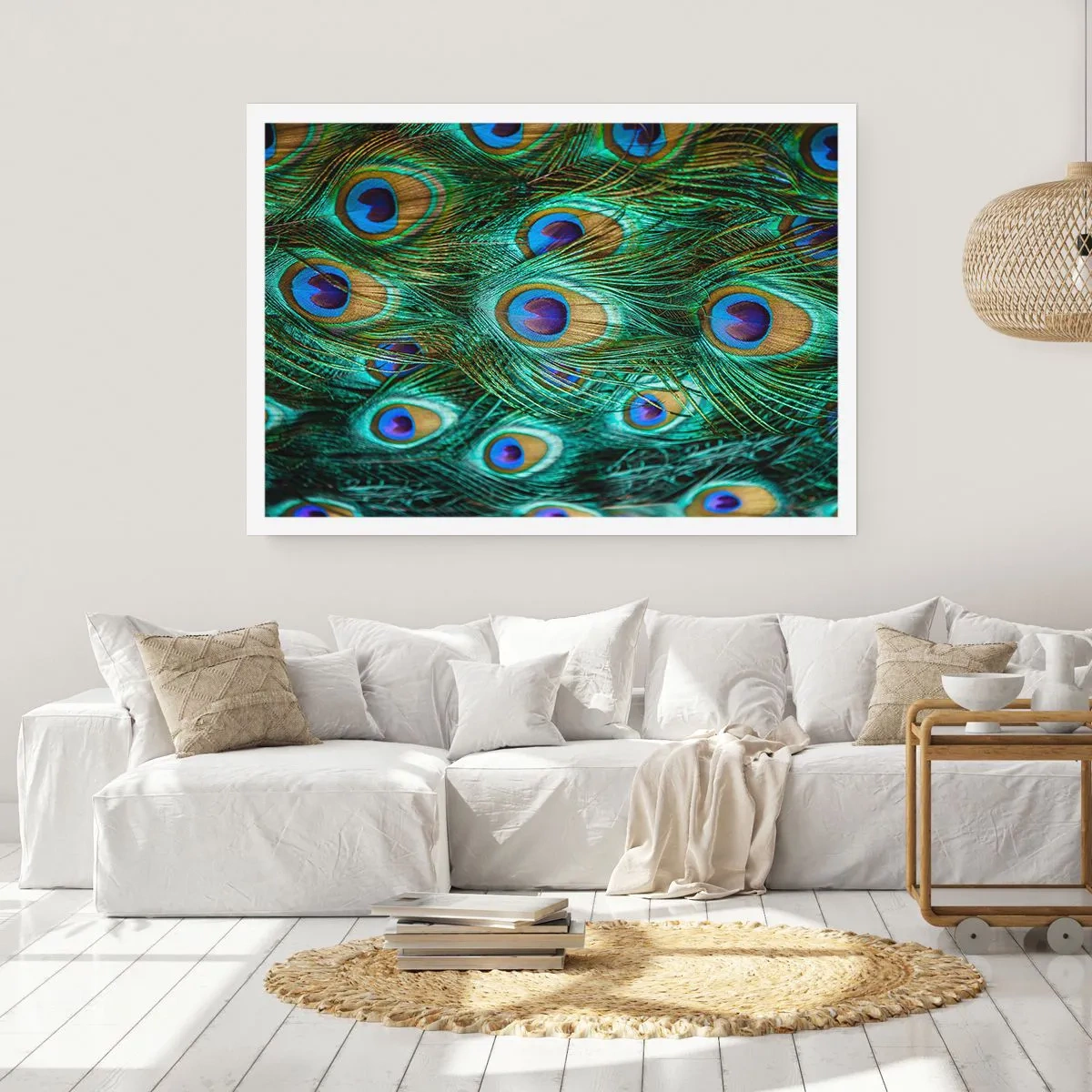 Plagát - Páví pohľad - 100x70 cm
